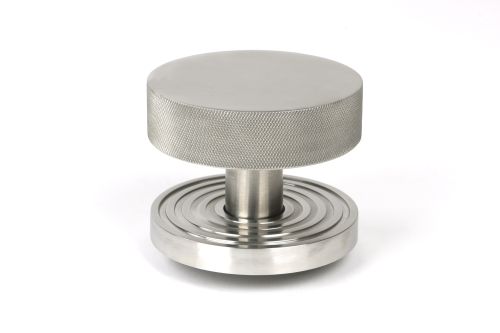 Click Here To Enlarge This Photo Of 46772 From the Anvil Satin Marine SS (316) Brompton Centre Door Knob (Beehive)