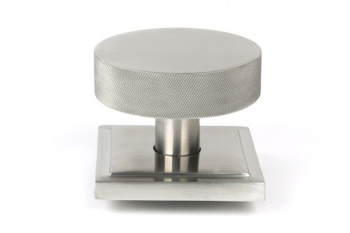 Click Here To Enlarge This Photo Of 46773 From the Anvil Satin Marine SS (316) Brompton Centre Door Knob (Square)