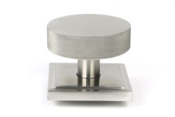 46773 From the Anvil Satin Marine SS (316) Brompton Centre Door Knob (Square)