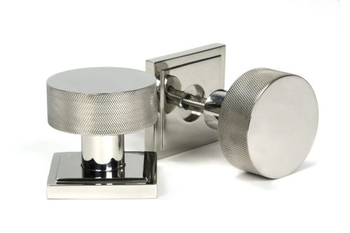 Click Here To Enlarge This Photo Of 46809 From the Anvil Polished Marine SS (316) Brompton Mortice/Rim Knob Set (Square)