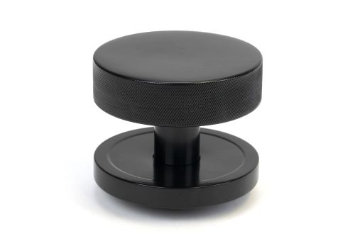 Click Here To Enlarge This Photo Of 46754 From the Anvil Black Brompton Centre Door Knob (Plain)