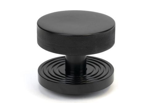 Click Here To Enlarge This Photo Of 46756 From the Anvil Black Brompton Centre Door Knob (Beehive)