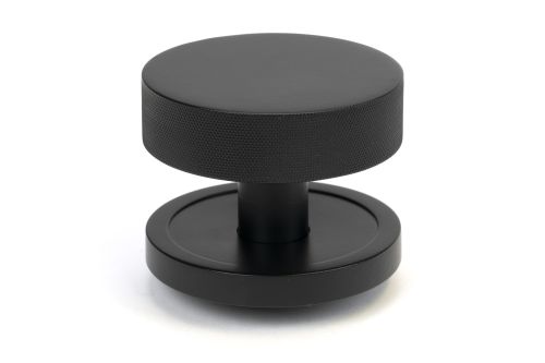 Click Here To Enlarge This Photo Of 46758 From the Anvil Matt Black Brompton Centre Door Knob (Plain)