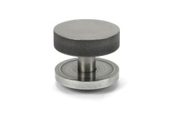 46762 From the Anvil Pewter Brompton Centre Door Knob (Plain)