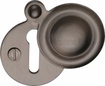 V1020-MB Heritage Brass Covered Keyhole Round Matt Bronze Finish