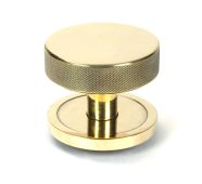 46734 From the Anvil Aged Brass Brompton Centre Door Knob (Plain)