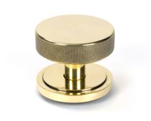 46735 From the Anvil Aged Brass Brompton Centre Door Knob (Art Deco)