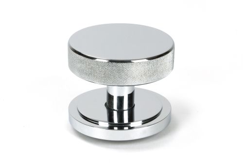 Click Here To Enlarge This Photo Of 46739 From the Anvil Polished Chrome Brompton Centre Door Knob (Art Deco)