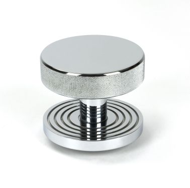 Click Here To Enlarge This Photo Of 46740 From the Anvil Polished Chrome Brompton Centre Door Knob (Beehive)
