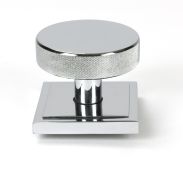 46741 From the Anvil Polished Chrome Brompton Centre Door Knob (Square)