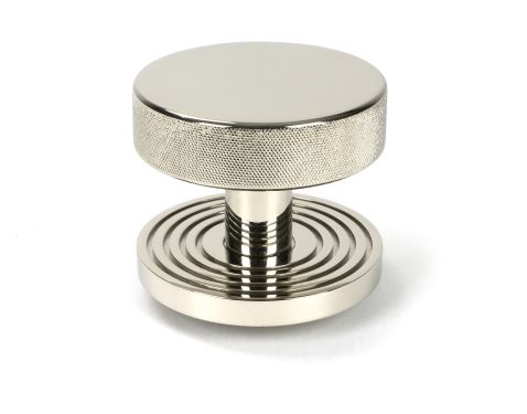 Click Here To Enlarge This Photo Of 46744 From the Anvil Polished Nickel Brompton Centre Door Knob (Beehive)