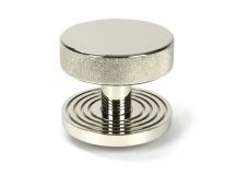 46744 From the Anvil Polished Nickel Brompton Centre Door Knob (Beehive)