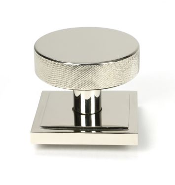 Click Here To Enlarge This Photo Of 46745 From the Anvil Polished Nickel Brompton Centre Door Knob (Square)