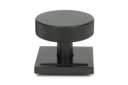 46749 From the Anvil Aged Bronze Brompton Centre Door Knob (Square)