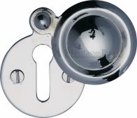 V1020-PC Heritage Brass Covered Keyhole Round Polished Chrome Finish