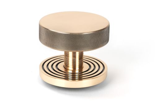 Click Here To Enlarge This Photo Of 46752 From the Anvil Polished Bronze Brompton Centre Door Knob (Beehive)