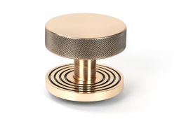 46752 From the Anvil Polished Bronze Brompton Centre Door Knob (Beehive)