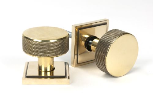 Click Here To Enlarge This Photo Of 46777 From the Anvil Aged Brass Brompton Mortice/Rim Knob Set (Square)