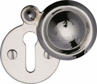 V1020-PNF Heritage Brass Covered Keyhole Round Polished Nickel Finish