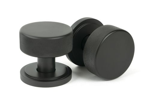 Click Here To Enlarge This Photo Of 46787 From the Anvil Aged Bronze Brompton Mortice/Rim Knob Set (Art Deco)