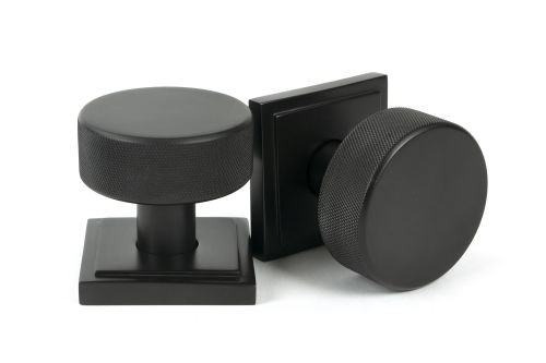 Click Here To Enlarge This Photo Of 46789 From the Anvil Aged Bronze Brompton Mortice/Rim Knob Set (Square)