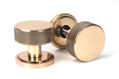 Click Here To Enlarge This Photo Of 46791 From the Anvil Polished Bronze Brompton Mortice/Rim Knob Set (Art Deco)