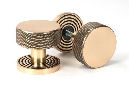 Click Here To Enlarge This Photo Of 46792 From the Anvil Polished Bronze Brompton Mortice/Rim Knob Set (Beehive)