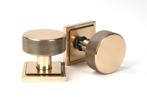 Click Here To Enlarge This Photo Of 46793 From the Anvil Polished Bronze Brompton Mortice/Rim Knob Set (Square)