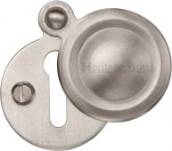 V1020-SN Heritage Brass Covered Keyhole Round Satin Nickel Finish