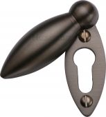 V1022-MB Heritage Brass Covered Keyhole Oval Matt Bronze Finish
