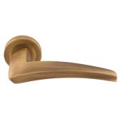 DU5AB - Carlisle Brass Manital 'Dune' Lever on Round Rose - Antique Brass