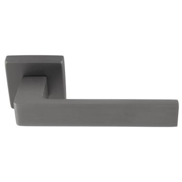 Click Here To Enlarge This Photo Of TC5ANT - Carlisle Brass Manital 'Techna' Lever on Square Rose - Anthracite