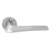 MS5CP - Carlisle Brass Manital 'Master' Lever on Round Rose - Polished Chrome
