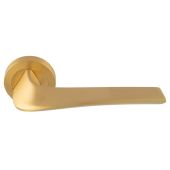 MS5SB - Carlisle Brass Manital 'Master' Lever on Round Rose - Satin Brass