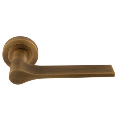 Click Here To Enlarge This Photo Of VV5AB - Carlisle Brass Manital 'Vela' Lever on Round Rose - Antique Brass