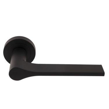 Click Here To Enlarge This Photo Of VV5BLK - Carlisle Brass Manital 'Vela' Lever on Round Rose - Matt Black