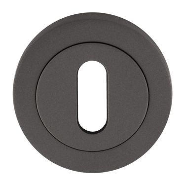 Click Here To Enlarge This Photo Of EUL002ANT - Carlisle Brass Standard Key Escutcheon Anthracite
