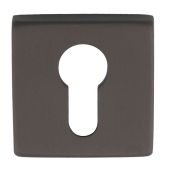 QE001ANT - Carlisle Brass Manital Square Euro Profile Escutcheon Anthracite