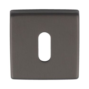 Click Here To Enlarge This Photo Of QE003ANT - Carlisle Brass Manital Square Standard Key Escutcheon Anthracite