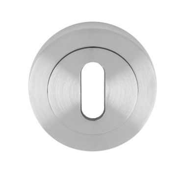 Click Here To Enlarge This Photo Of EUL002SC - Carlisle Brass Standard Key Escutcheon Satin Chrome