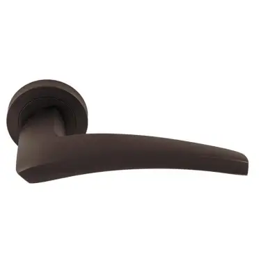Click Here To Enlarge This Photo Of DU5MBRZ - Carlisle Brass Manital 'Dune' Lever on Round Rose - Matt Bronze