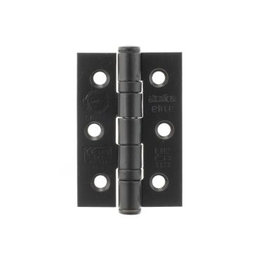 Click Here To Enlarge This Photo Of Atlantic - A2H322MBN Grade 7 CE Fire Rated Ball Bearing Hinges 3" x 2" x 2mm - Matt Gun Metal