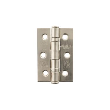 Click Here To Enlarge This Photo Of Atlantic - A2H322PN Grade 7 CE Fire Rated Ball Bearing Hinges 3" x 2" x 2mm - Polished Nickel