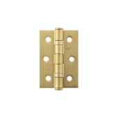 Atlantic - A2H322SB Grade 7 CE Fire Rated Ball Bearing Hinges 3" x 2" x 2mm - Satin Brass