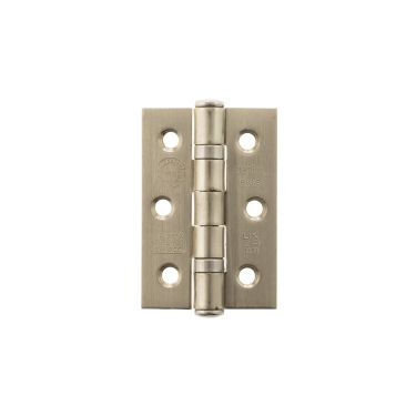 Click Here To Enlarge This Photo Of Atlantic - A2H322SN Grade 7 CE Fire Rated Ball Bearing Hinges 3" x 2" x 2mm - Satin Nickel