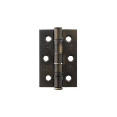 Click Here To Enlarge This Photo Of Atlantic - A2H322UDB Grade 7 CE Fire Rated Ball Bearing Hinges 3" x 2" x 2mm - Urban Dark Bronze