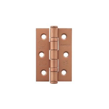 Click Here To Enlarge This Photo Of Atlantic - A2H322USC Grade 7 CE Fire Rated Ball Bearing Hinges 3" x 2" x 2mm - Urban Satin Copper