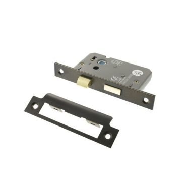 Click Here To Enlarge This Photo Of Atlantic - ALKBATH25UDB Mortice Bathroom Lock [CE] 2.5" - Urban Dark Bronze