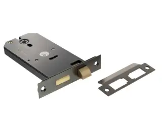 Atlantic - ALKHZSMBN 6" Horizontal 3 Lever Mortice Sashlock - Matt Gun Metal