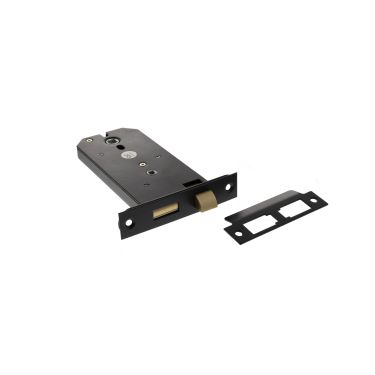 Click Here To Enlarge This Photo Of Atlantic - ALKHZBMB 6" Horizontal Mortice Bathroom Lock - Matt Black